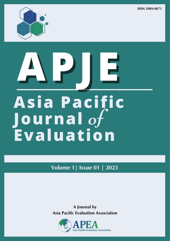 Journal - APEA - Asia Pacific Evaluation Association
